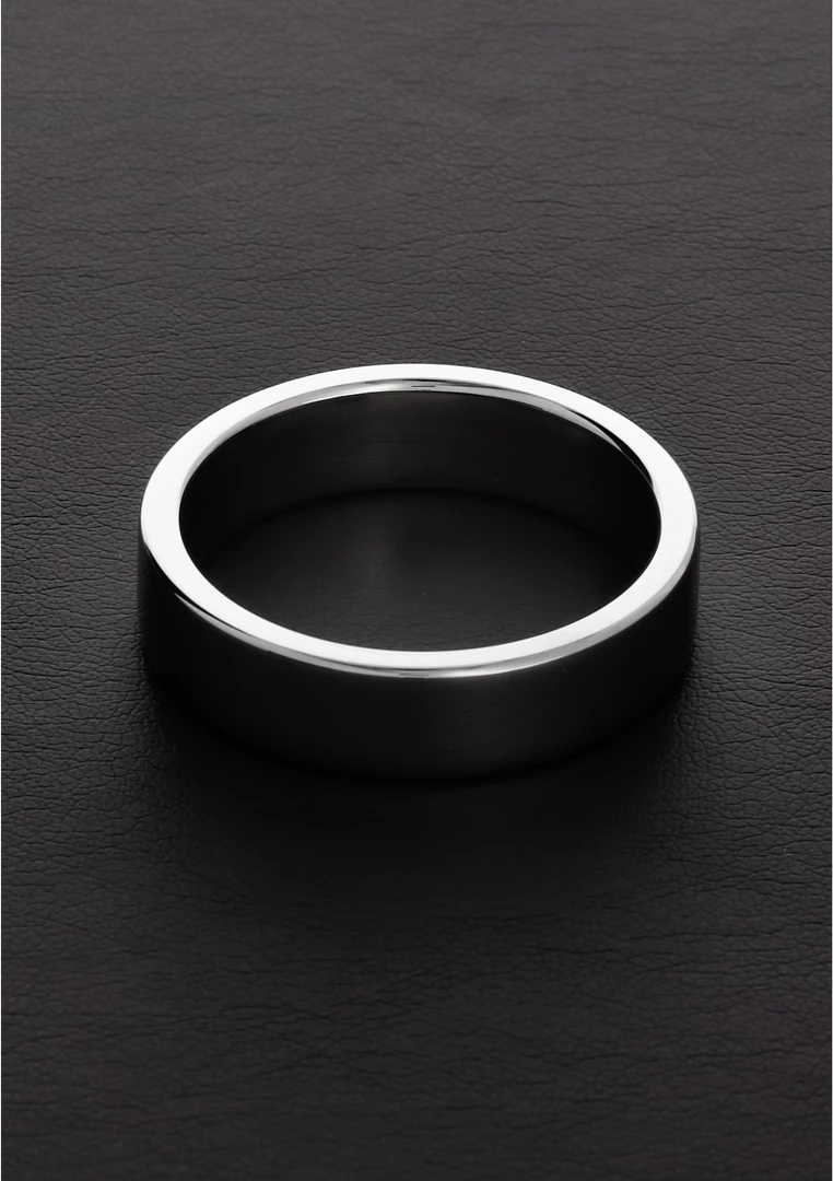 Steel by Shots plokščias varpos žiedas iš nerūdijančio plieno, 12 x 57,5 mm