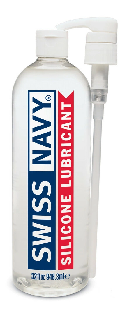 Swiss Navy Premium lubrikantas silikono pagrindu su vitaminu E, 946 ml