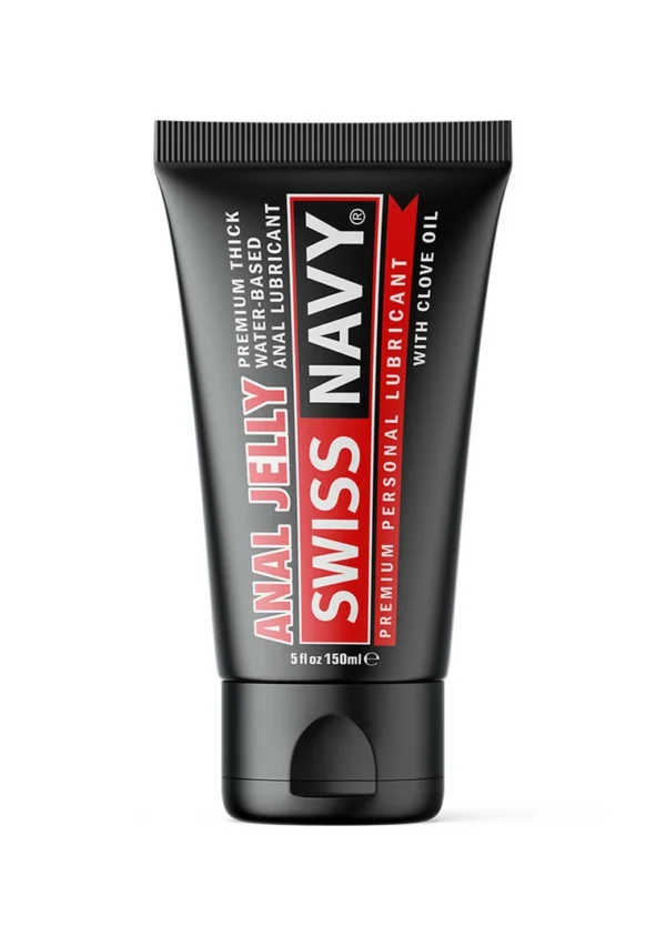 Swiss Navy Anal Jelly tirštas lubrikantas vandens pagrindu su gvazdikėlių aliejumi, 150 ml
