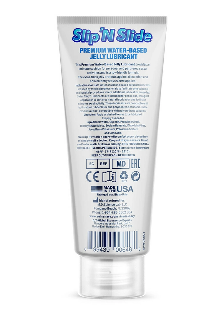 Swiss Navy Premium Jelly tirštas lubrikantas vandens pagrindu, 59 ml