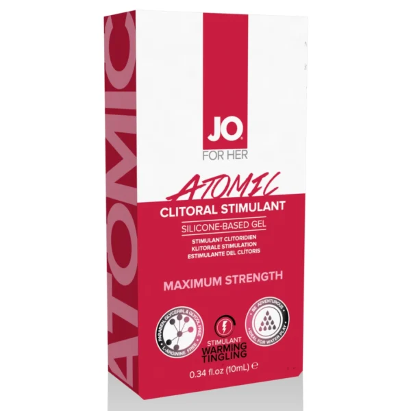 System JO Atomic šildantis intymus gelis, 10 ml