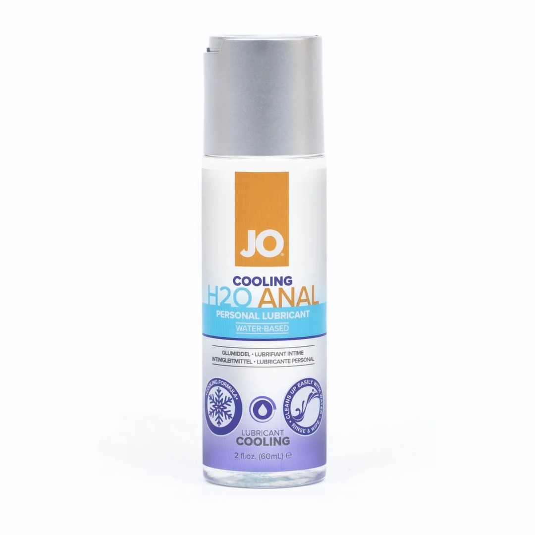System JO H2O Anal vėsinantis lubrikantas vandens pagrindu, tirštas, 60 ml
