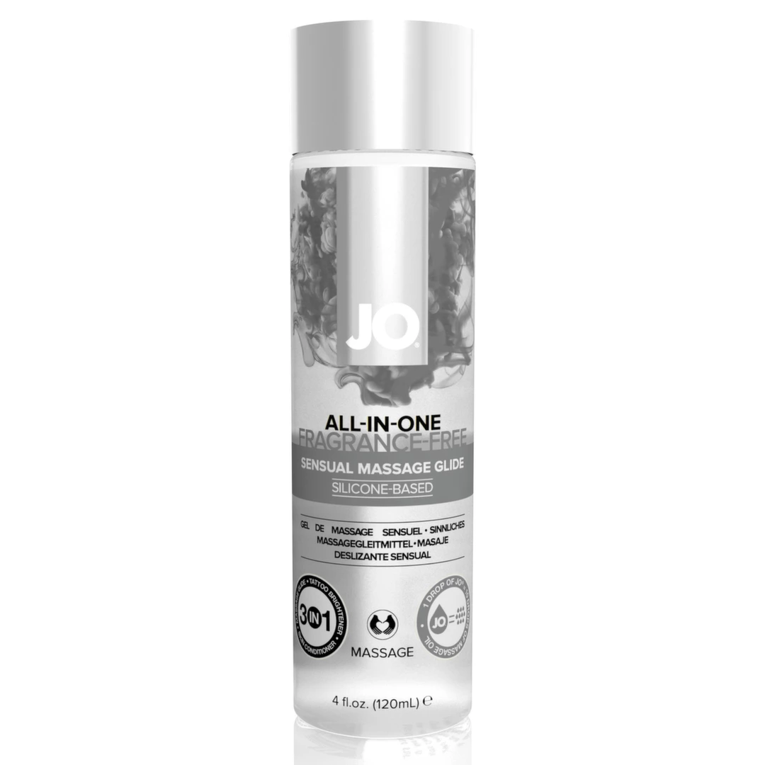 System JO All-In-One masažo gelis silikono pagrindu be kvapo, 120 ml