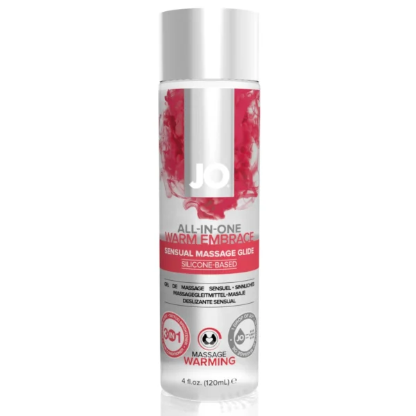 System JO All-In-One Massage Glide Warming šildantis masažo gelis, 120 ml
