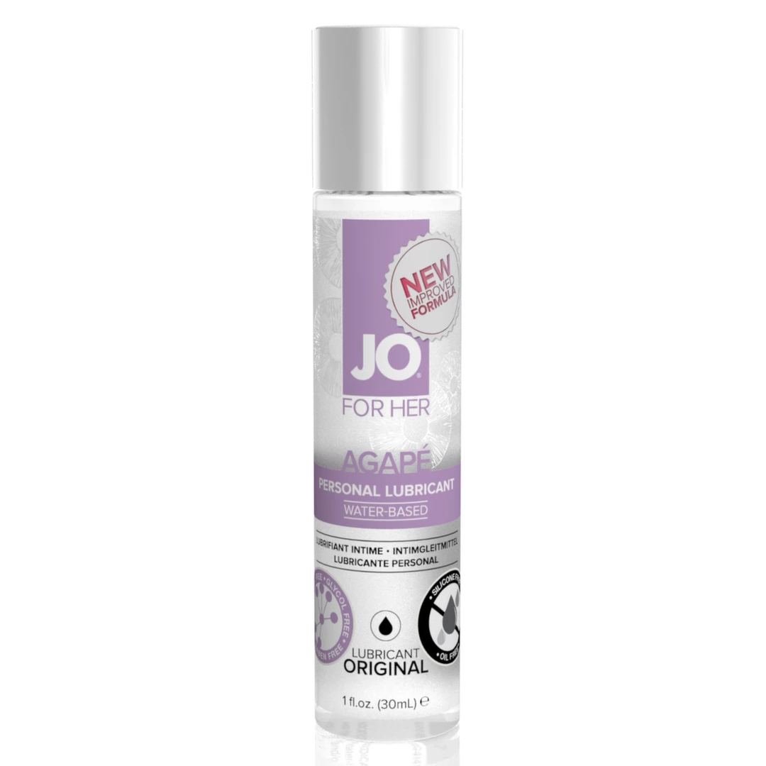 System JO For Her Agape Original lubrikantas vandens pagrindu, 30 ml