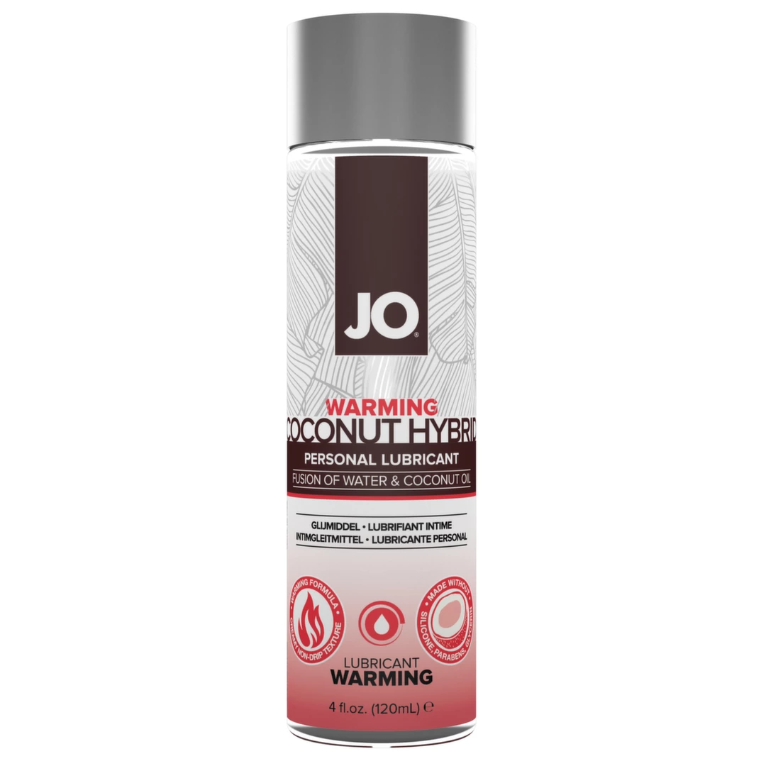 System JO Coconut šildantis hibridinis lubrikantas, 120 ml