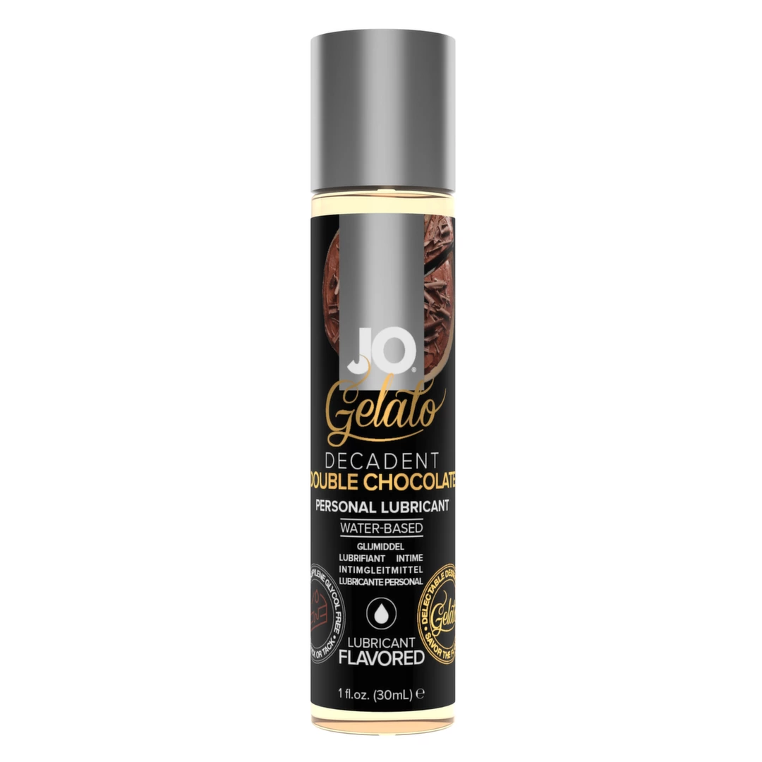 System JO H2O Gelato Double Chocolate lubrikantas su skoniu, 30 ml