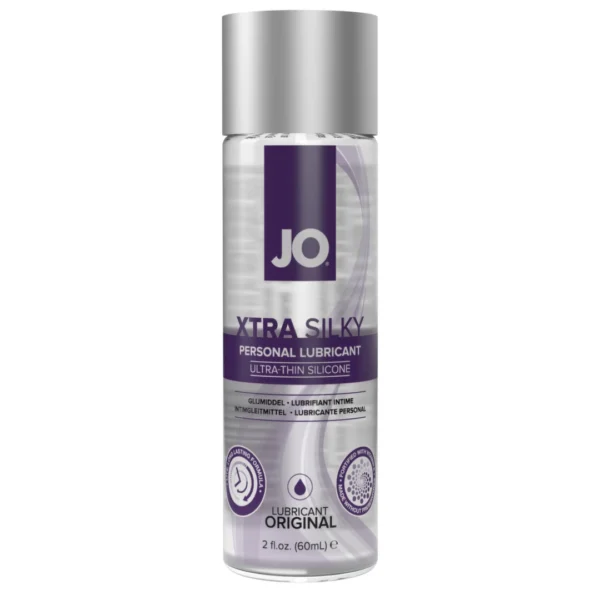System JO Xtra Silky Ultra Thin lubrikantas silikono pagrindu, 60 ml