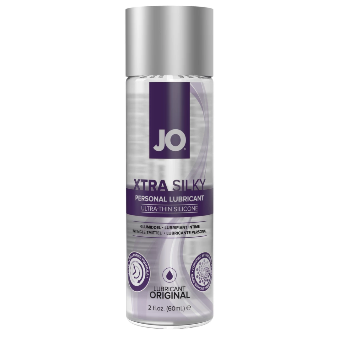 System JO Xtra Silky Ultra Thin lubrikantas silikono pagrindu, 60 ml
