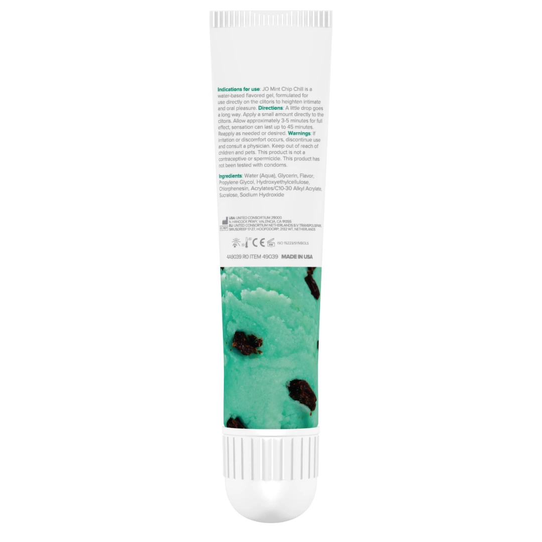 System JO Mint Chip Chill lubrikantas su skoniu vandens pagrindu, 10 ml