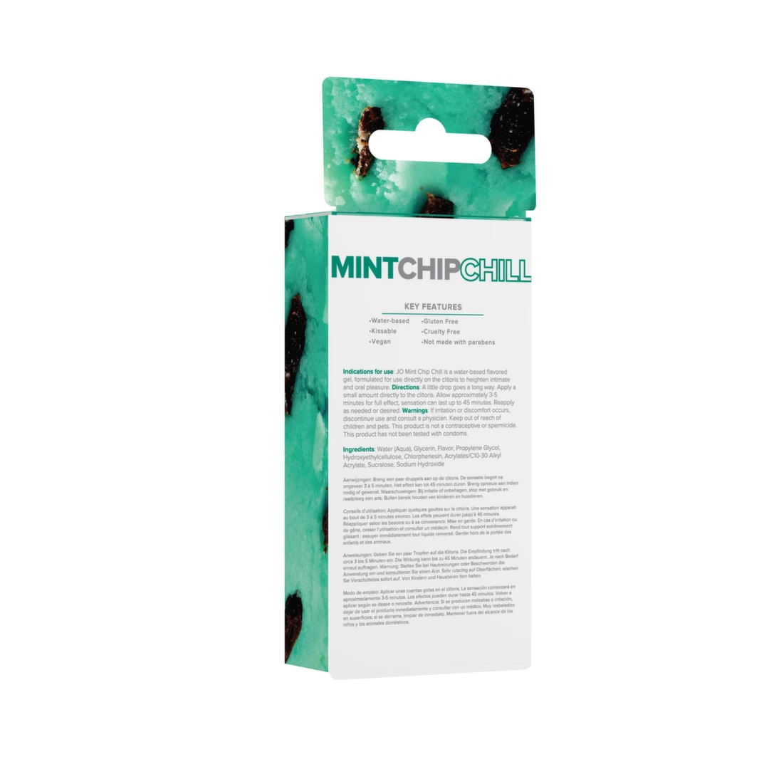 System JO Mint Chip Chill lubrikantas su skoniu vandens pagrindu, 10 ml