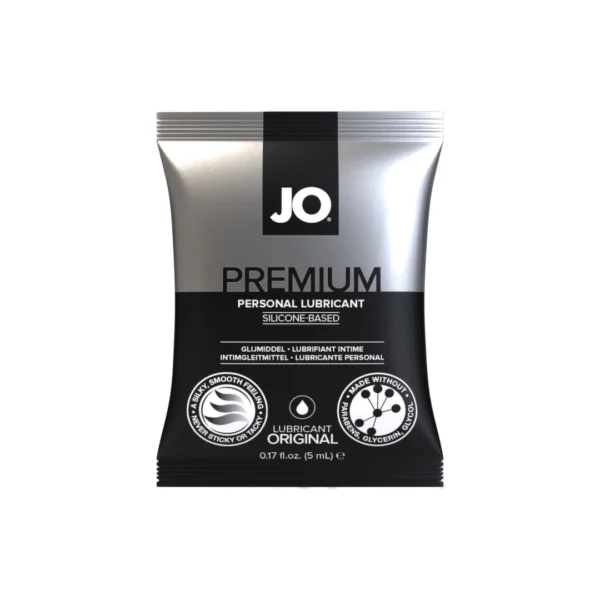 System JO Premium Silicone lubrikantas silikono pagrindu, 5 ml pakelis