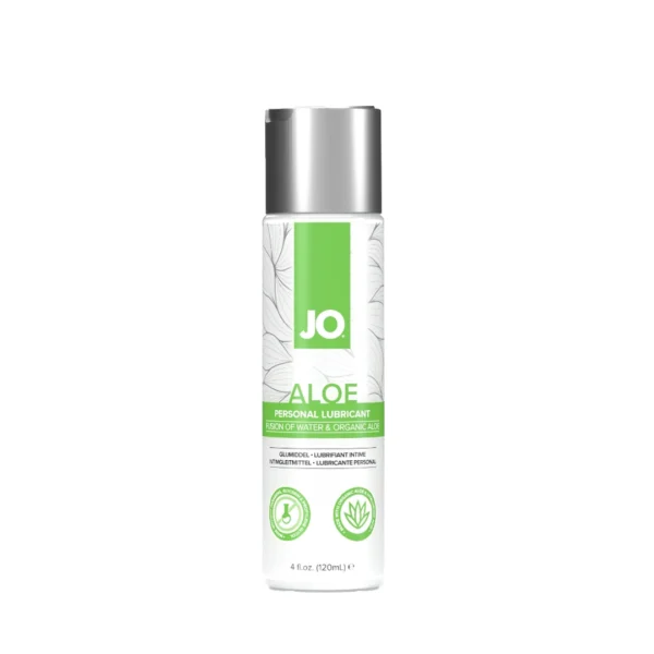 System JO Aloe intymus drėkiklis su hialurono rūgštimi vandens pagrindu, 120 ml