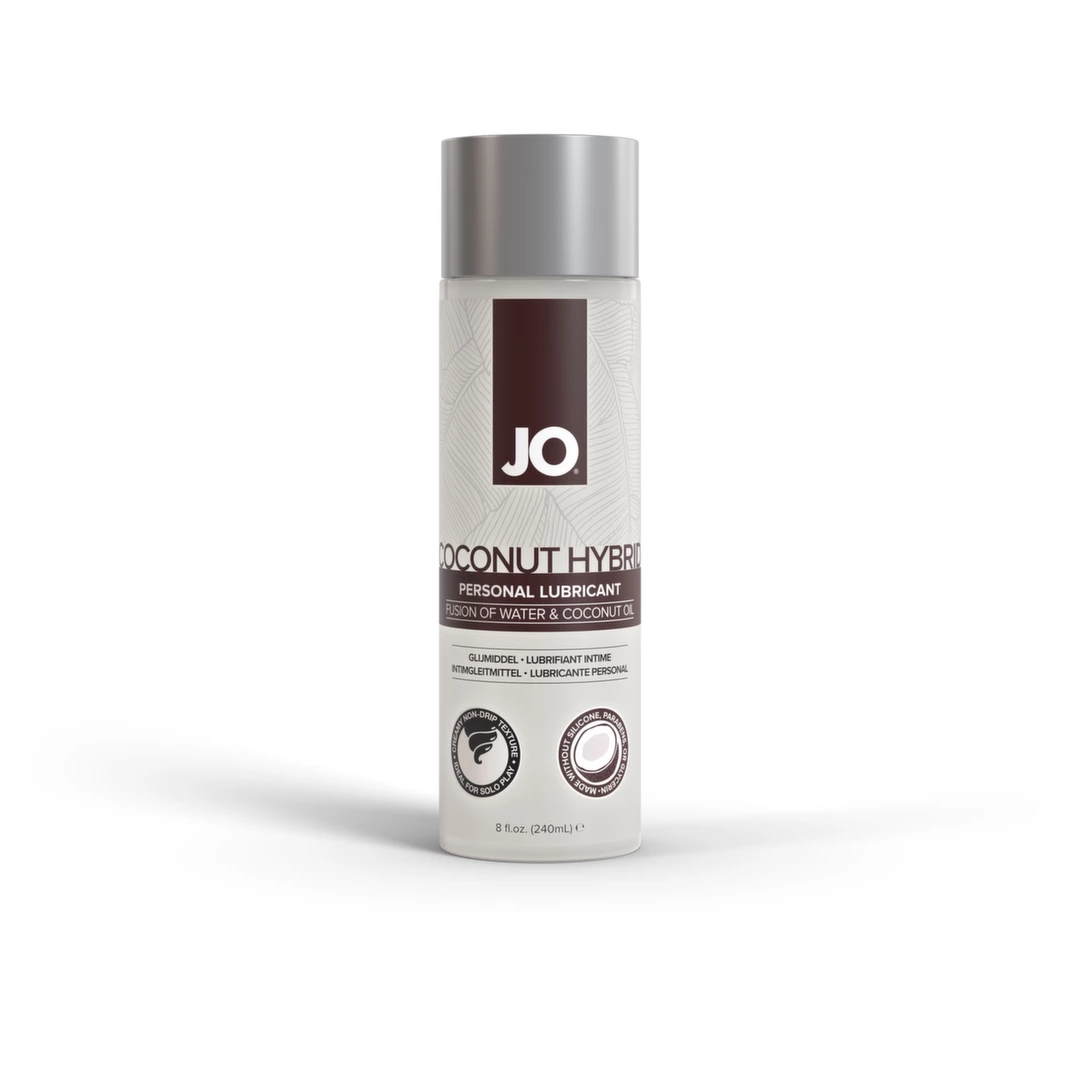 System JO hibridinis lubrikantas su kokosu, 240 ml, kreminė formulė
