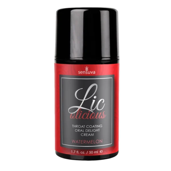 Sensuva Lic-o-licious valgomas oralinis gelis su arbūzų skoniu, 50 ml