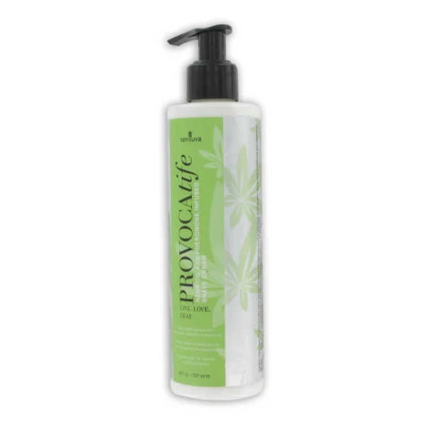 Sensuva Provocatife skutimosi kremas su kanapių aliejumi, 240 ml
