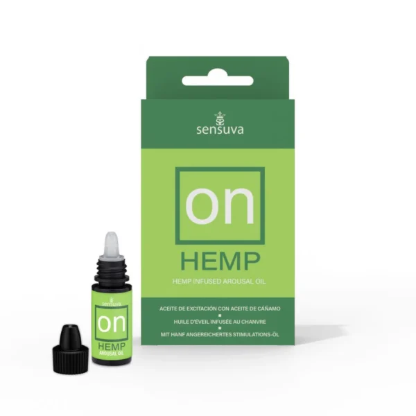 Sensuva ON Hemp intymus aliejus su kanapių sėklų ekstraktu, 5 ml