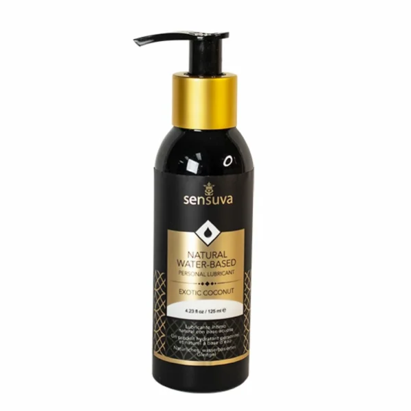 Sensuva Natural lubrikantas vandens pagrindu su kokosų aromatu, 125 ml