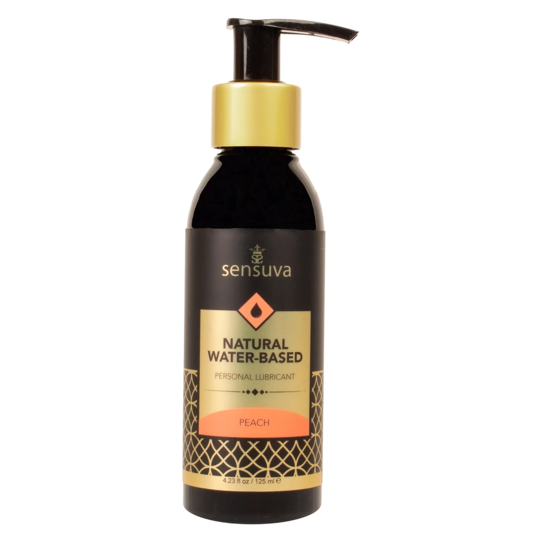 Sensuva Natural lubrikantas vandens pagrindu su persikų aromatu, 125 ml
