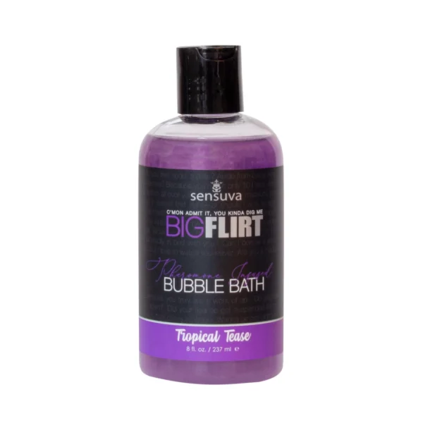 Sensuva Big Flirt vonios putos su feromonais, Tropical Tease, 237 ml