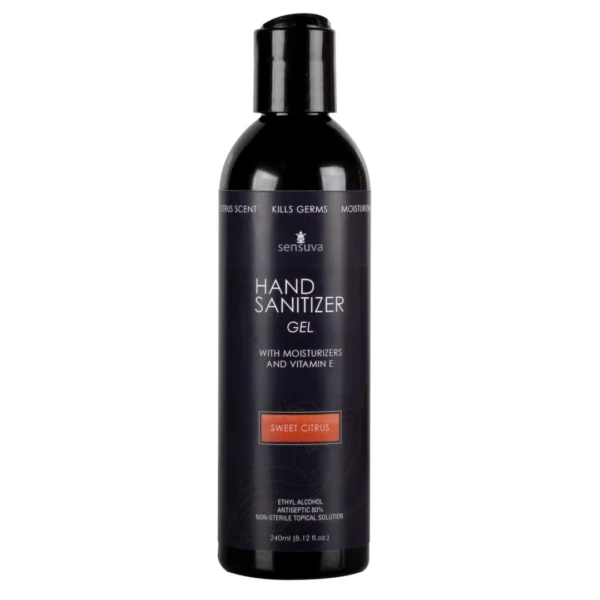 Sensuva antibakterinis rankų gelis su vitaminu E, saldžių citrusų kvapo, 240 ml