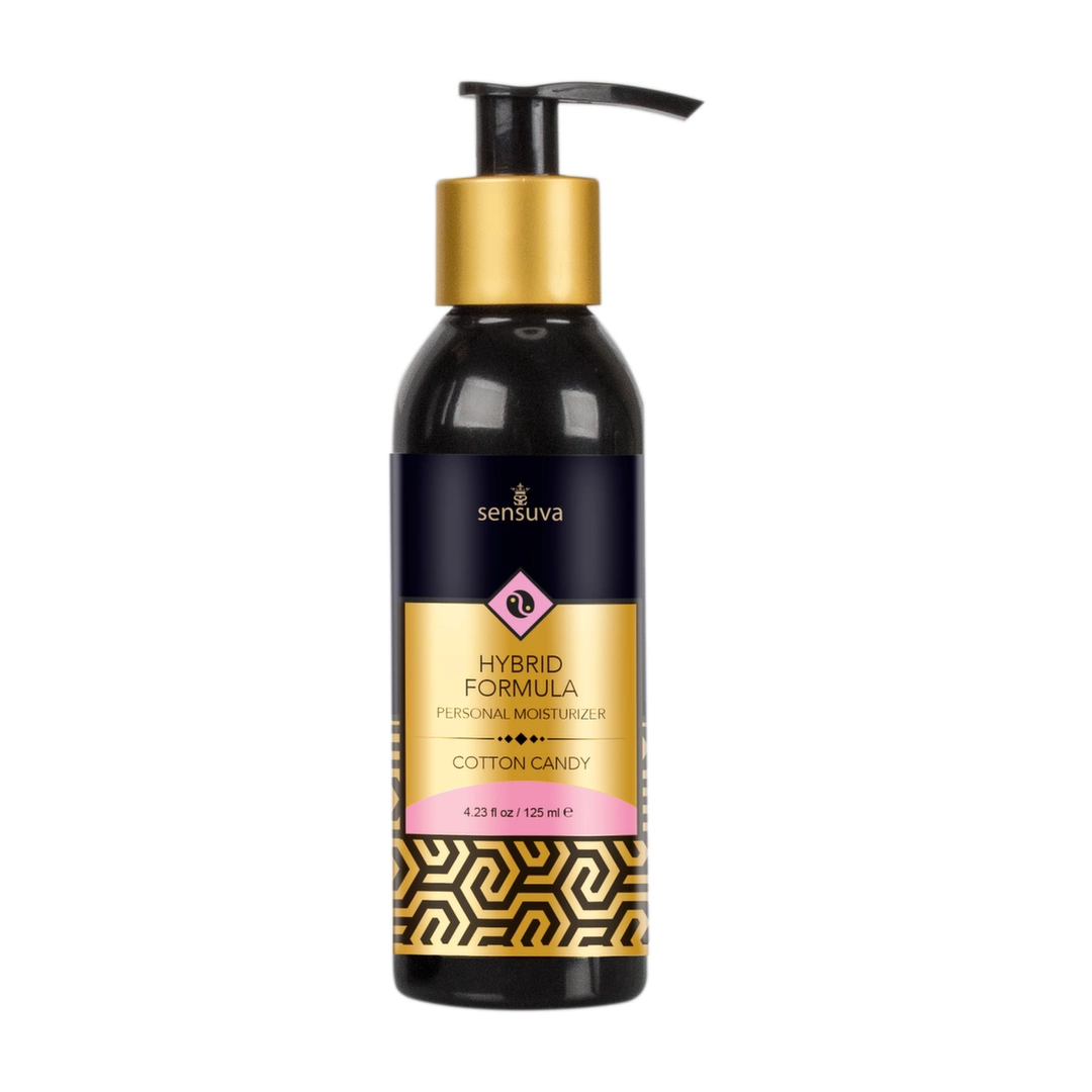 Sensuva Hybrid lubrikantas vandens ir silikono pagrindu, cukraus vatos kvapo, 125 ml