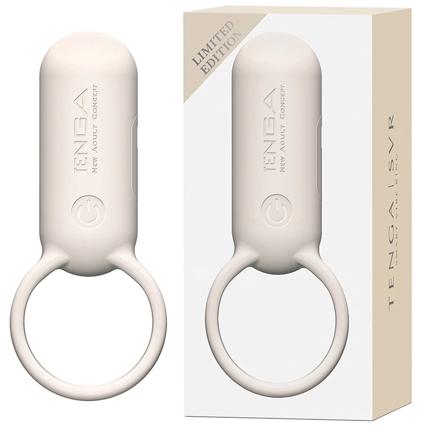 Tenga SVR Smart Vibe Ring vibruojantis varpos žiedas, Sand Beige