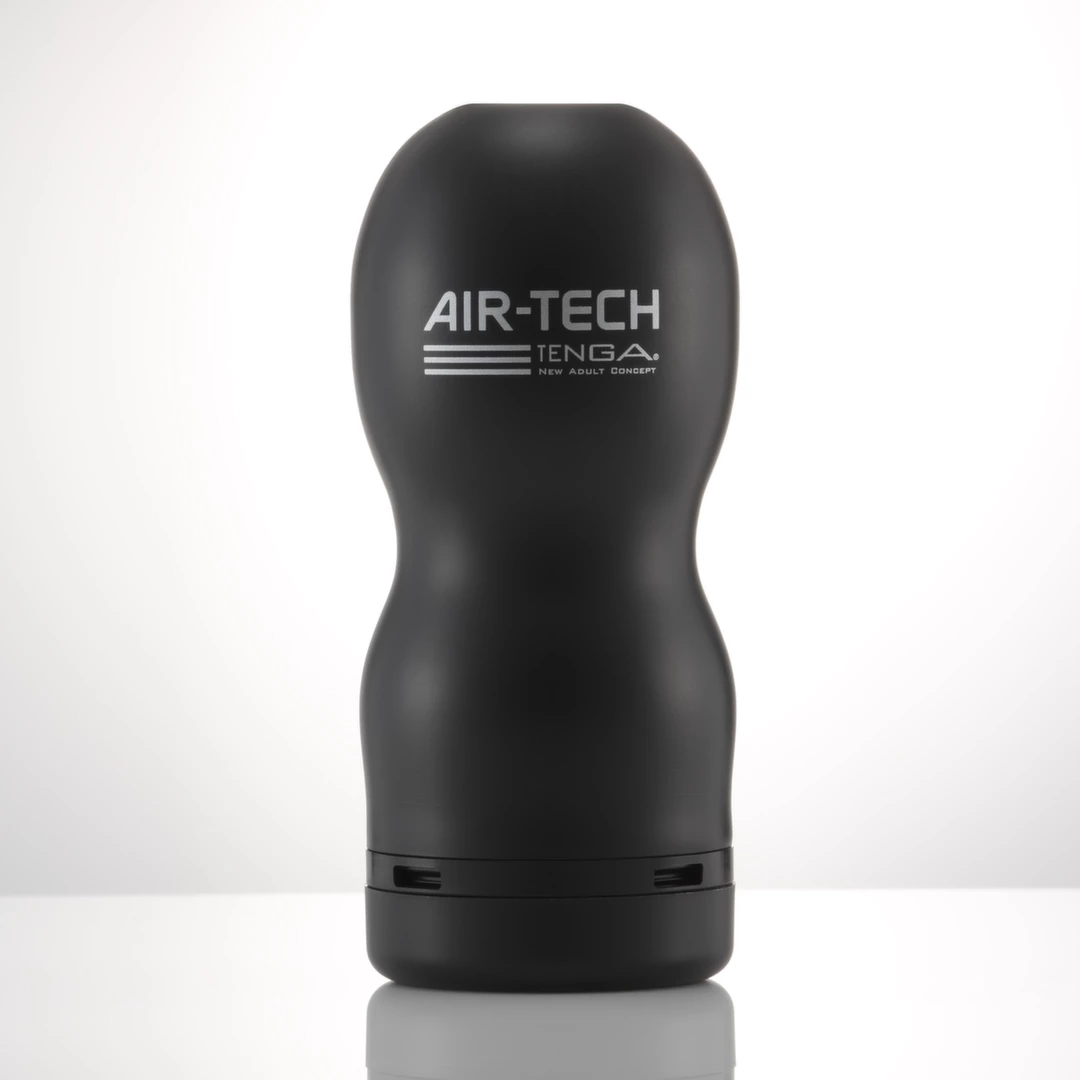 Tenga Air-Tech Strong daugkartinis masturbatorius su oro sistema, juodas