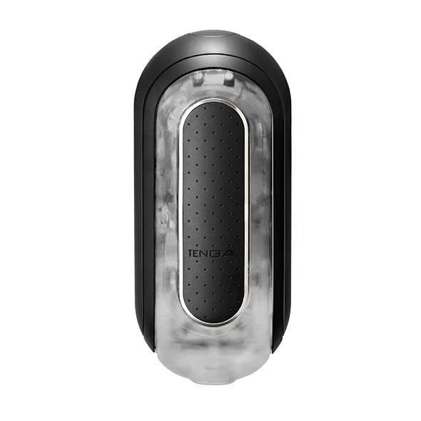 Tenga Flip Zero Electronic Vibration masturbatorius su dviguba vibracija, juodas