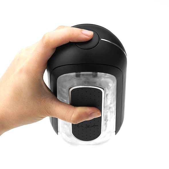 Tenga Flip Zero Electronic Vibration masturbatorius su dviguba vibracija, juodas