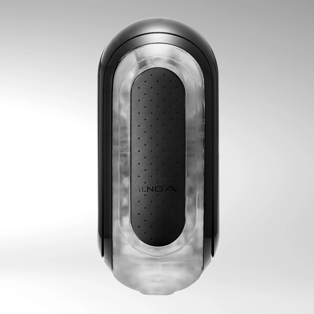 Tenga Flip Zero masturbatorius su atidaromu korpusu, juodas (Strong Edition)