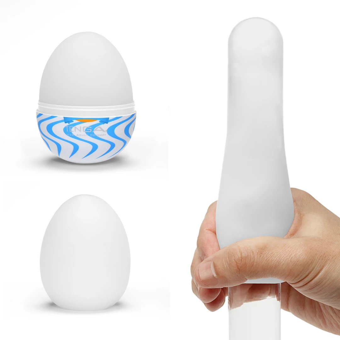 Tenga Egg Wonder Wind vienkartinis masturbatorius su oro srauto struktūra, 1 vnt.