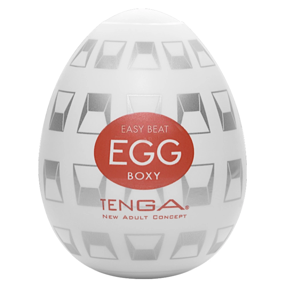 Tenga Egg Boxy masturbatorius su geometrine struktūra, 1 vnt.
