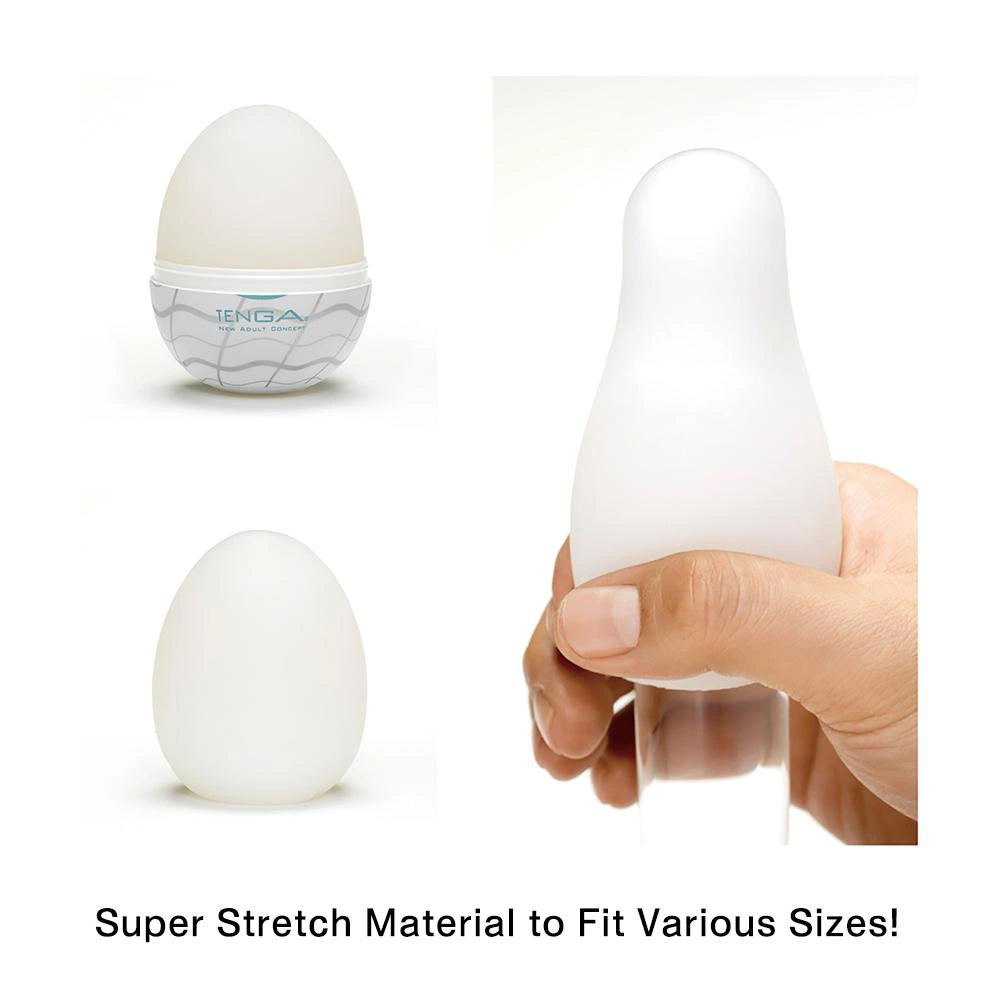 Tenga Egg Boxy masturbatorius su geometrine struktūra, 1 vnt.