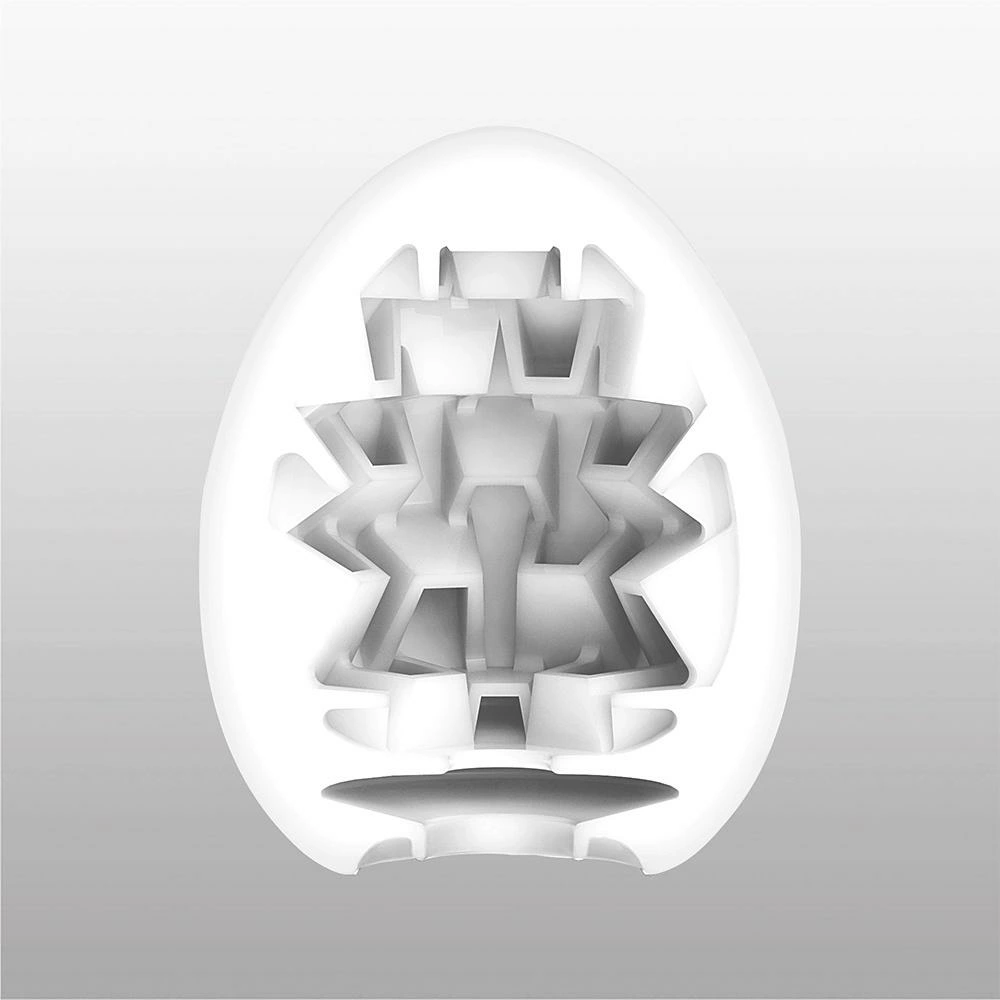 Tenga Egg Boxy masturbatorius su geometrine struktūra, 1 vnt.