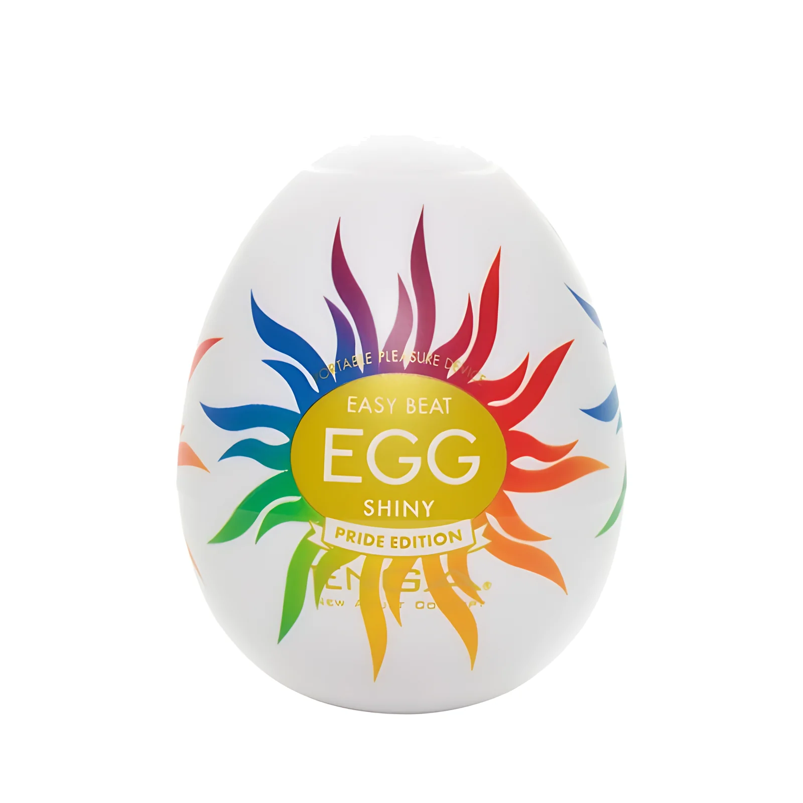 Tenga Egg Shiny Pride Edition masturbatorius, vaivorykštės spalvų, 1 vnt.