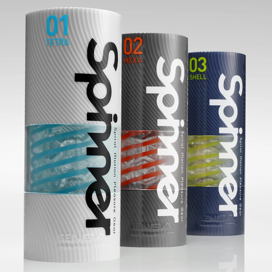 Tenga Spinner 01 Tetra masturbatorius su spiraline struktūra