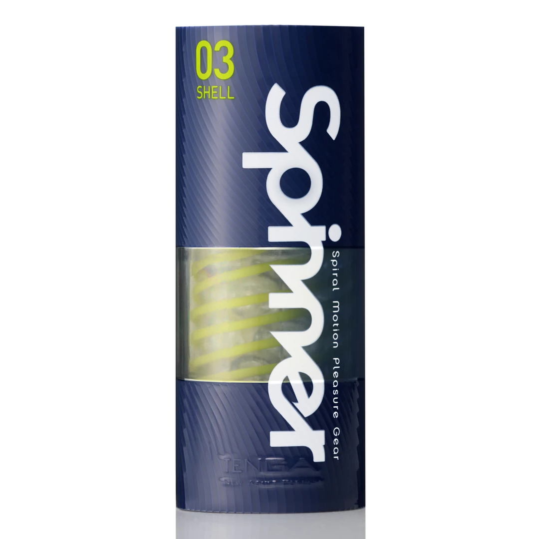 Tenga Spinner 03 Shell masturbatorius su spiraline struktūra