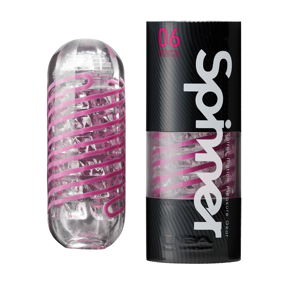 Tenga Spinner 06 Brick masturbatorius su spiraline struktūra