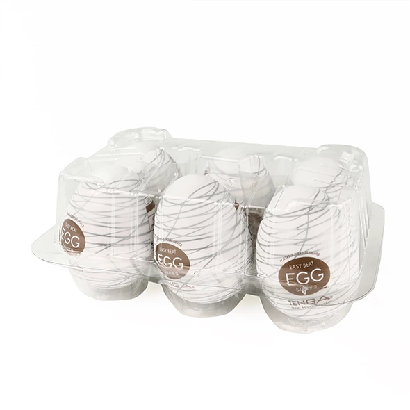 Tenga Egg Silky II vienkartinių masturbatorių rinkinys, 6 vnt.