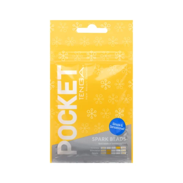 Tenga Pocket Spark Beads vienkartinis kišeninis masturbatorius