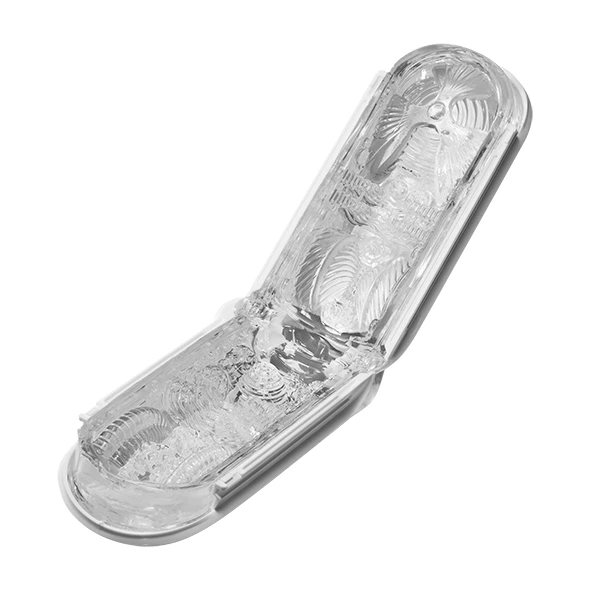 Tenga Flip Zero 0 Gravity masturbatorius su atidaromu korpusu, baltas