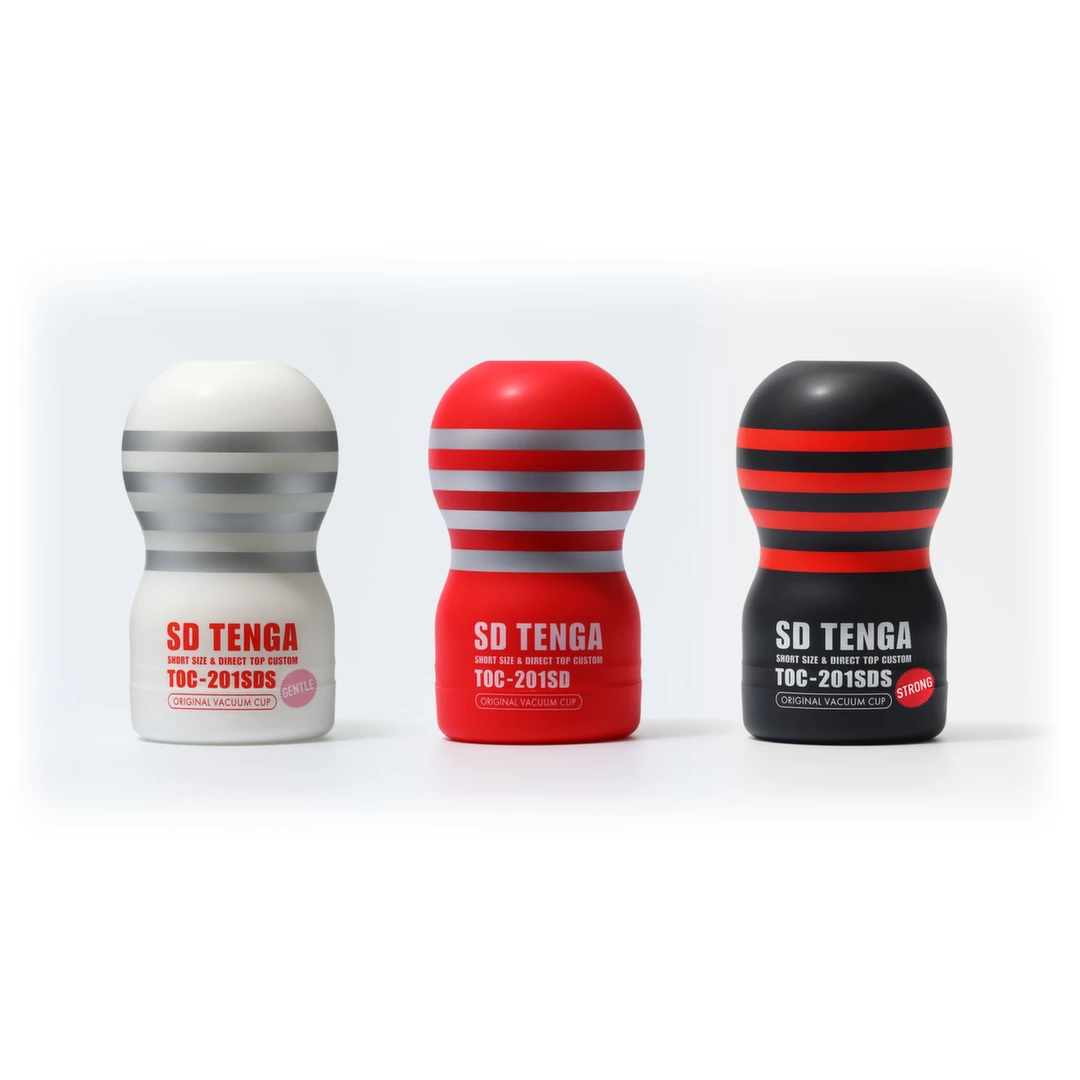 Tenga SD Original Vacuum Cup Regular kompaktiškas vienkartinis vakuuminis masturbatorius