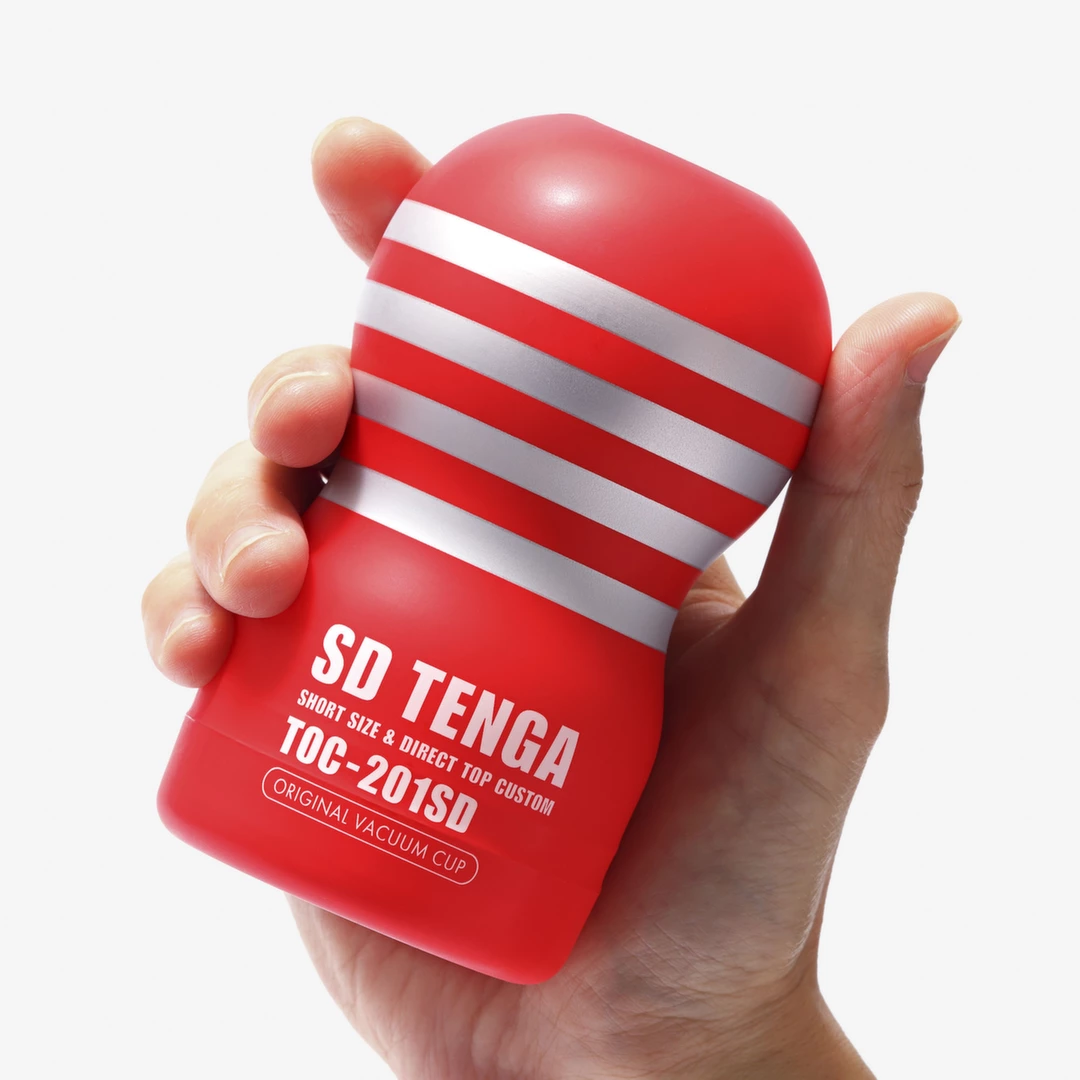 Tenga SD Original Vacuum Cup Regular kompaktiškas vienkartinis vakuuminis masturbatorius