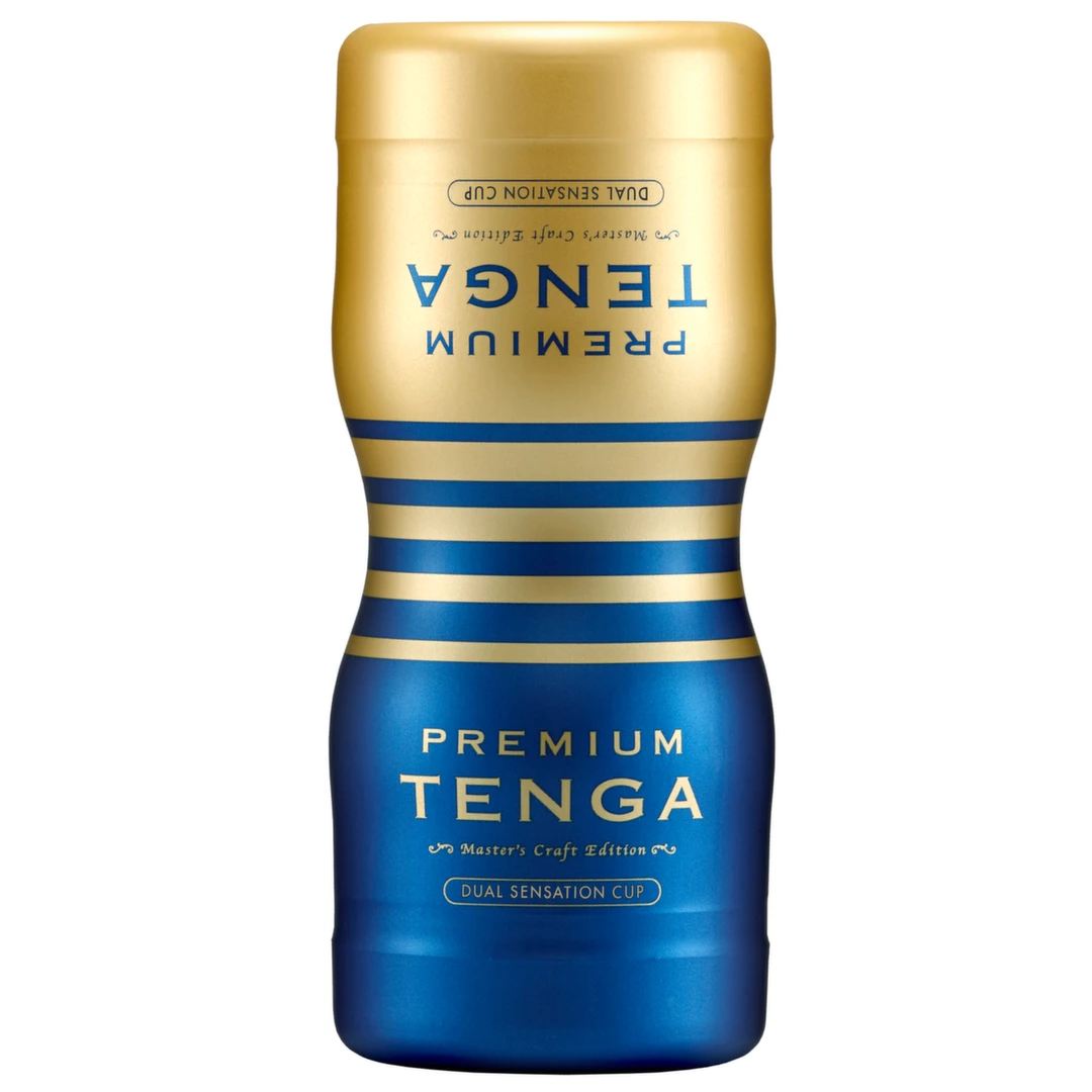 Tenga Premium Dual Sensation Cup vienkartinis masturbatorius su dviem tekstūromis