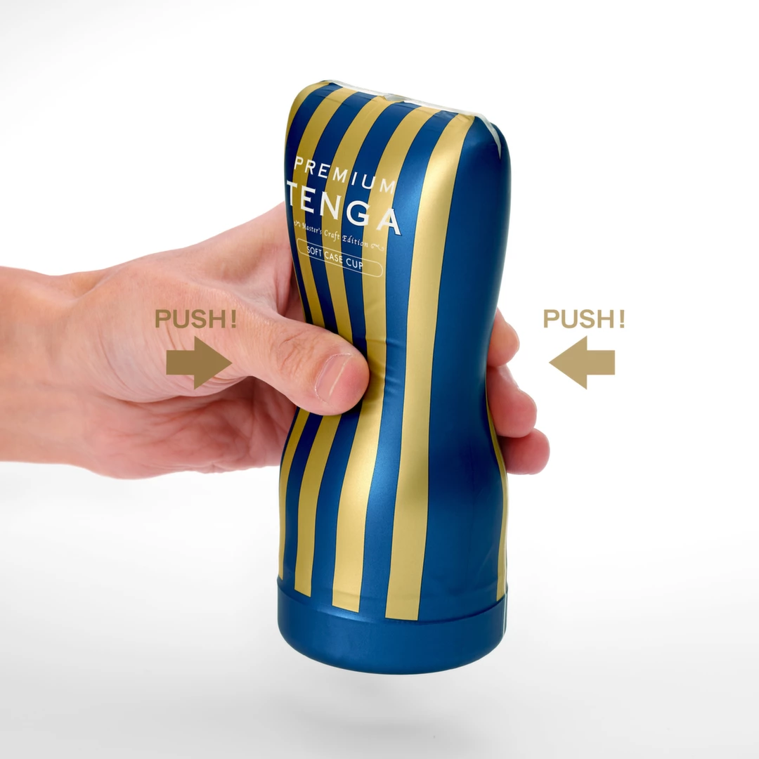 Tenga Premium Dual Sensation Cup vienkartinis masturbatorius su dviem tekstūromis