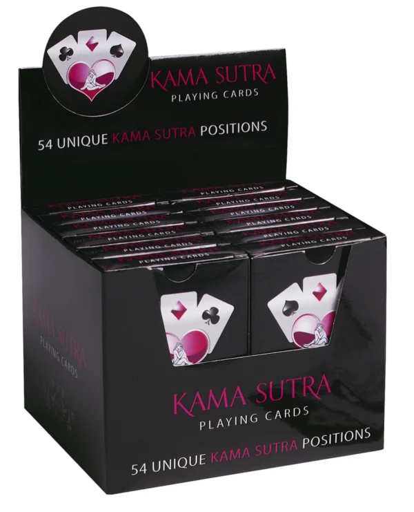 Tease & Please Kama Sutra žaidimo kortos su pozų iliustracijomis, 54 vnt.