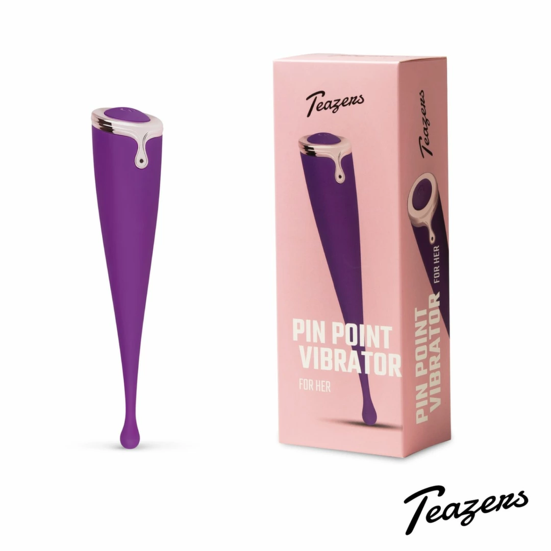 Teazers Pointer klitorio vibratorius su 10 vibracijos režimų, rožinis