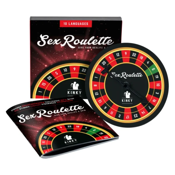 Tease & Please Sex Roulette Kinky stalo žaidimas poroms, 24 užduotys