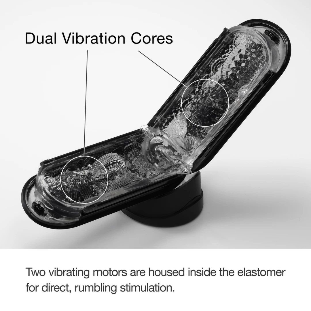 Tenga Flip Zero Gravity EV masturbatorius su vibracija, baltas